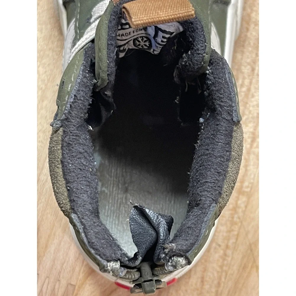 Vans Sk8-Hi MTE Toddler Size 6.5 Olive Green High Top Zip Sneakers 721454
